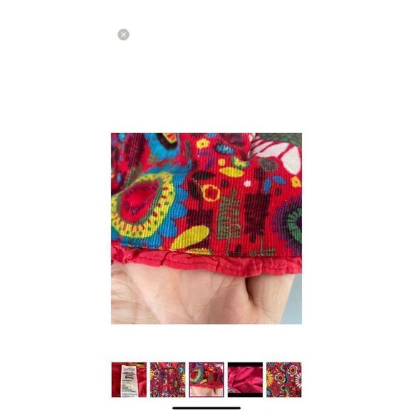 Marks & spencer fully lined floral print ruffle, trim, dress size 4 - Picture 5 of 8